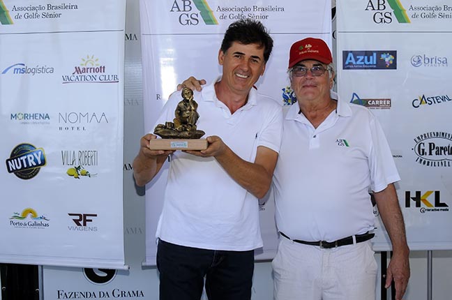 Paulo Hendges estreia como sócio da ABGS vencendo 4º Torneio Sênior do Fazenda da Grama