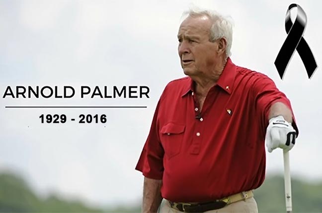 Vídeo: homenagem a Arnold Palmer, The King, que nos deixou neste domingo, aos 87 anos