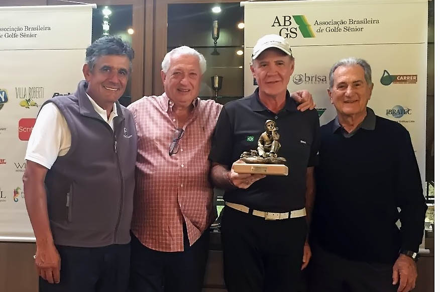 Arlindo Brun vence com folga o Campeonato ABGS de Golfe Sênior do Estado do Paraná