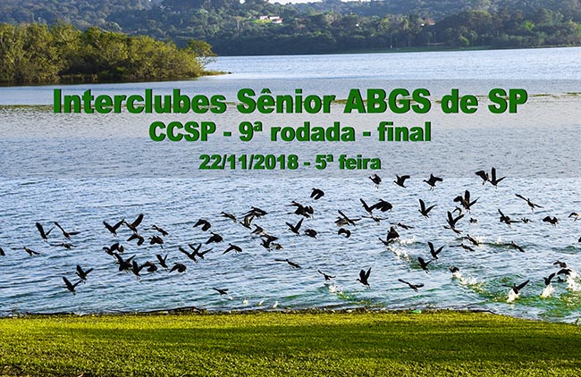 Defenda seu clube na 9ª e última rodada do Interclubes Sênior, 5ª feira, dia 22 de novembro