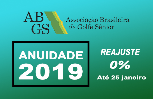 ABGS mantém valor da anuidade de 2019 sem reajuste, para quem pagar até 25 de janeiro