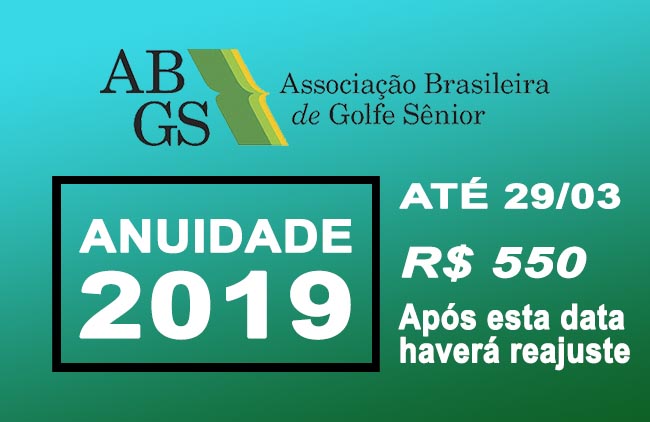 Você tem só até dia 29 de março para pagar a anuidade da ABGS sem correção. Veja como
