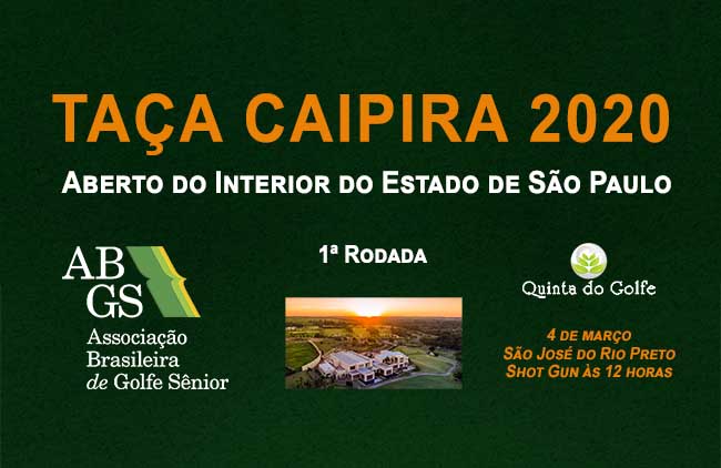Taça Caipira – Aberto ABGS do Interior de SP, começa nesta 4ª feira com jogadores de 15 clubes