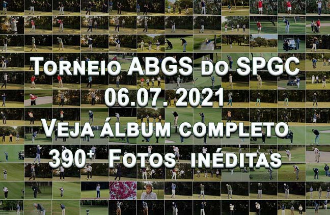Já está no ar o álbum de fotos completo do Torneio ABGS do São Paulo GC 2021