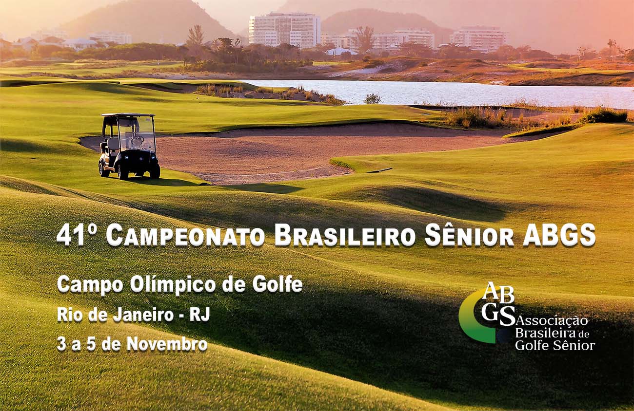 Inscreva-se já para o 41º Campeonato Brasileiro ABGS de Golfe Sênior -Taça Mário Gonzalez