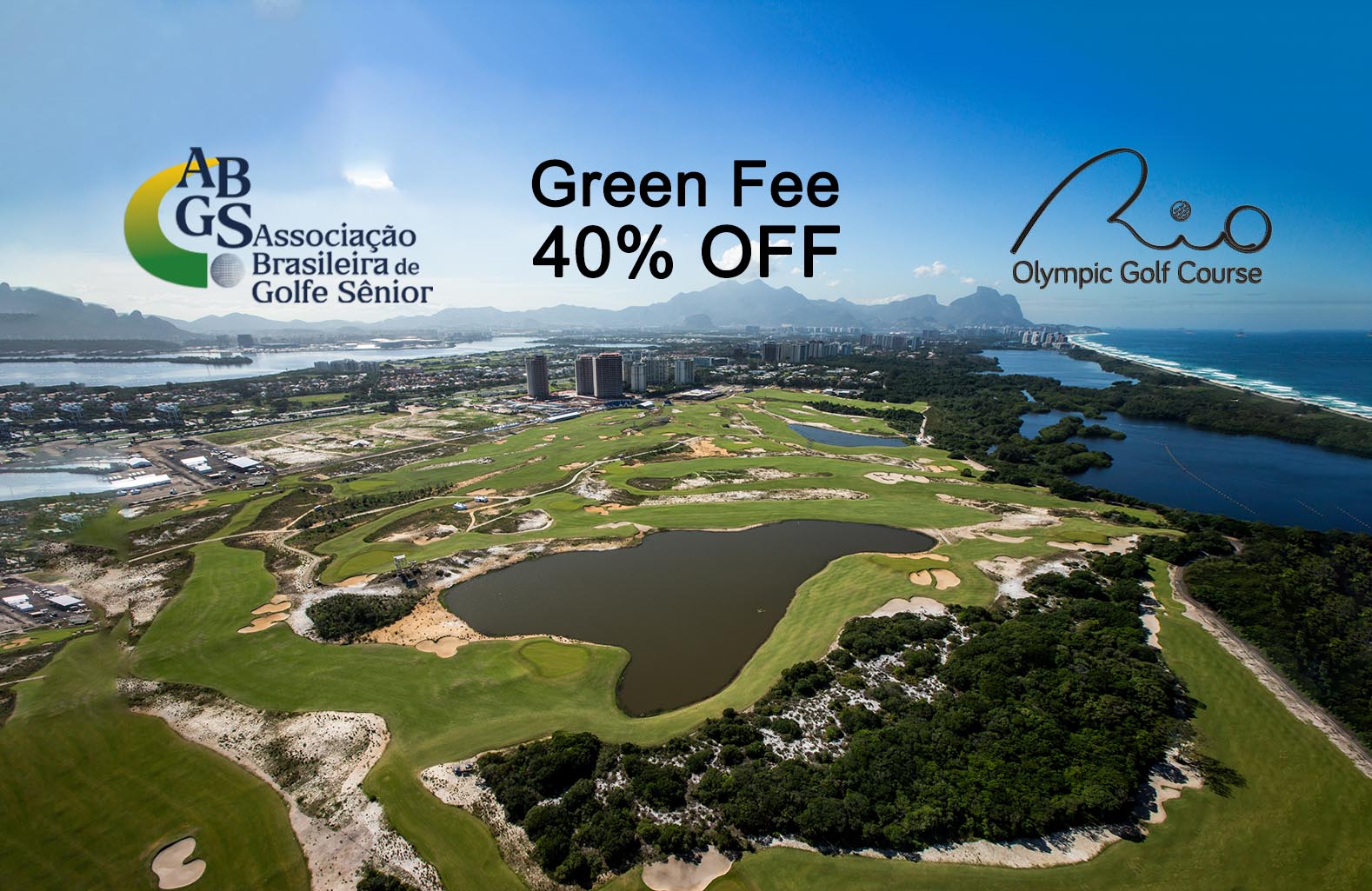 Sócios da ABGS têm desconto de 40% para jogar no Campo Olímpico de Golfe do Rio de Janeiro