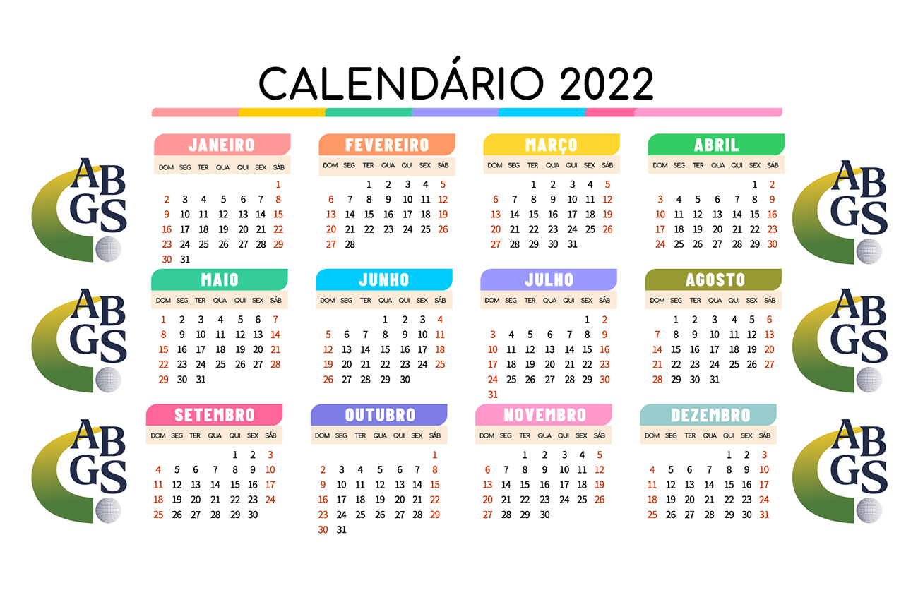 ABGS divulga calendário de 2022, com 20 torneios, incluindo dois internacionais