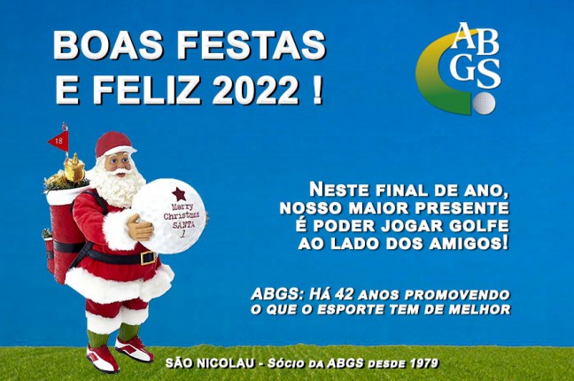 Um Ano Novo com muita saúde e alegrias no golfe e na vida!