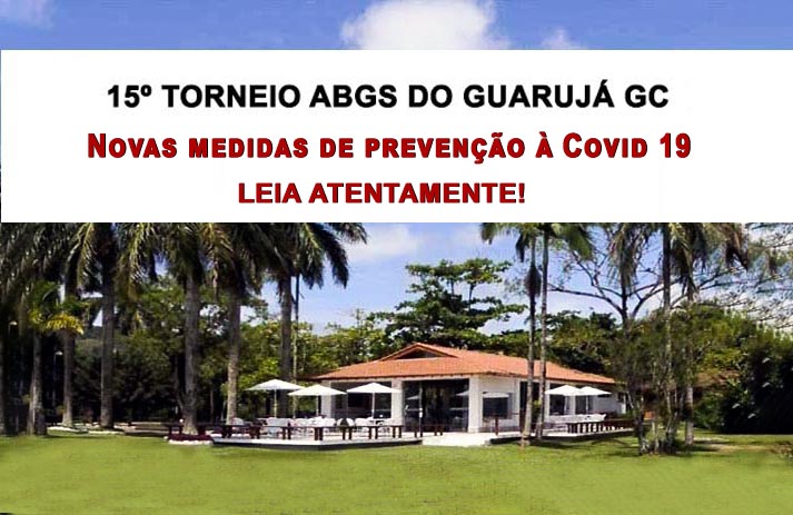 Torneio ABGS do Guarujá: organização amplia medidas de prevenção à Covid-19