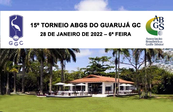 Participe do Torneio ABGS do Guarujá, dia 28 de janeiro, excepcionalmente uma 6ª feira
