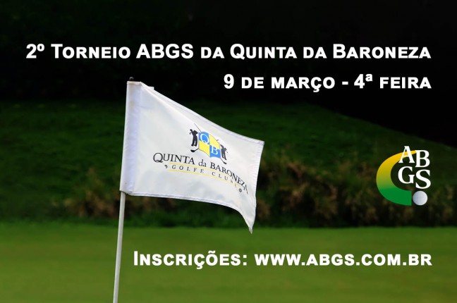 Participe do 2º Torneio ABGS de Golfe Sênior do Quinta da Baroneza Golfe Clube