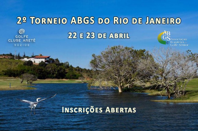 Inscreva-se já para o 2º Torneio ABGS do Rio de Janeiro, no Clube de Golfe Aretê Búzios