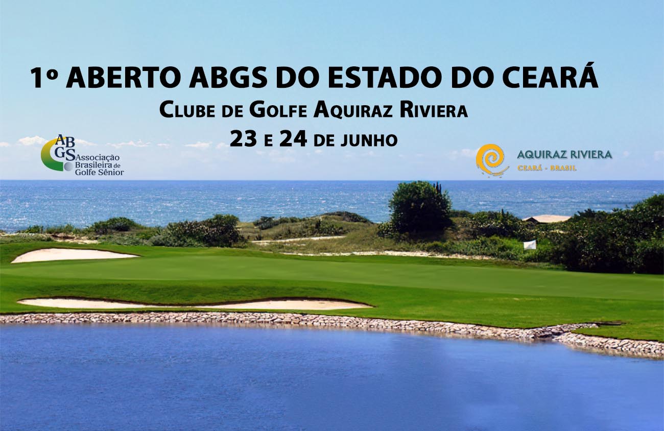 Você não pode perder o 1º Aberto ABGS do Estado do Ceará, dias 23 e 24 de junho, no Aquiraz