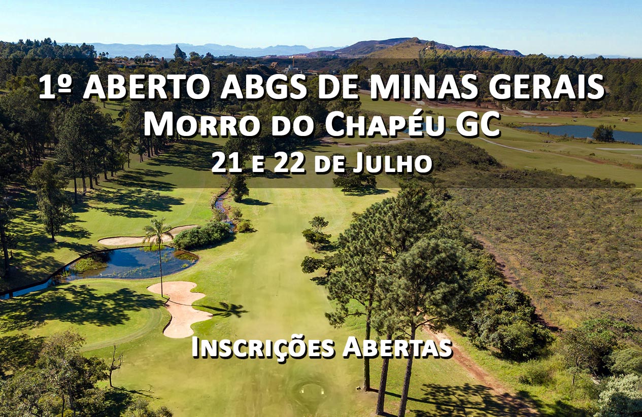 Participe do 1º Aberto ABGS de Minas Gerais, no Morro do Chapéu, dias 21 e 22 de julho
