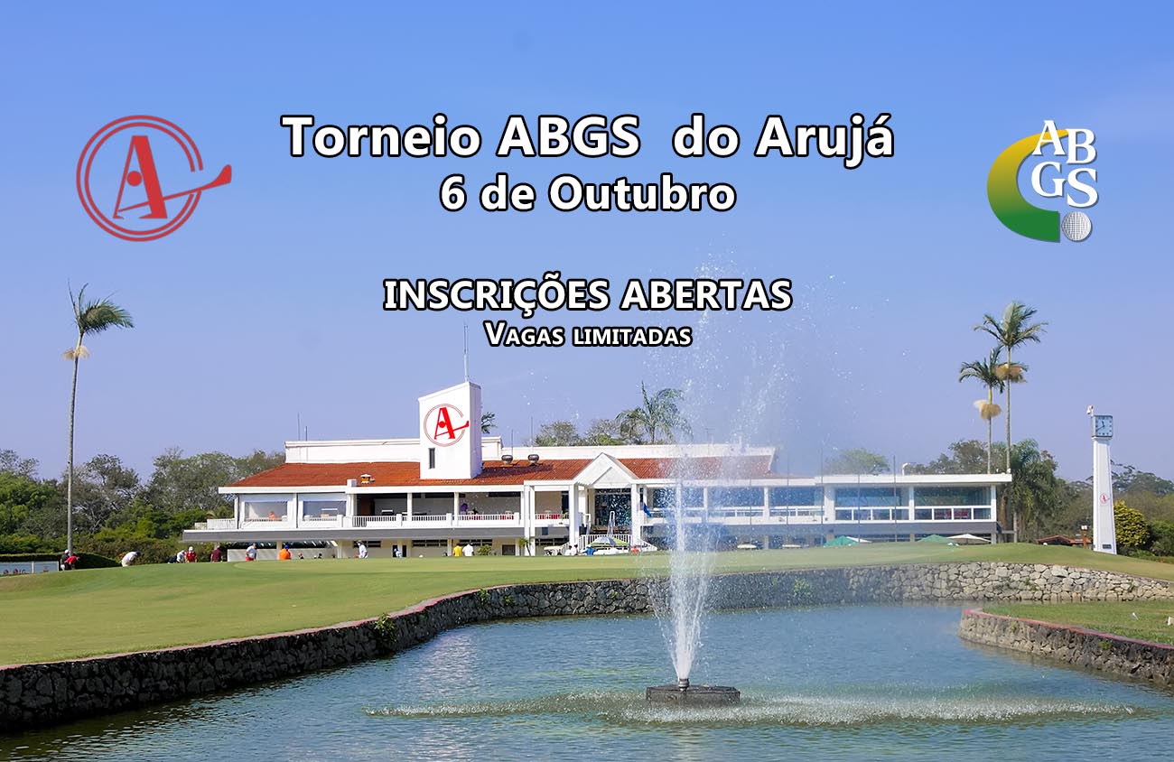 Garanta já sua vaga no 9º Torneio ABGS de Golfe Sênior do Arujá Golf Clube